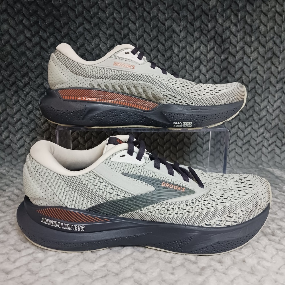Brooks Adrenaline GTS 24 Mercury Womens Walking Running Sneakers Shoes Sz 7 Wide